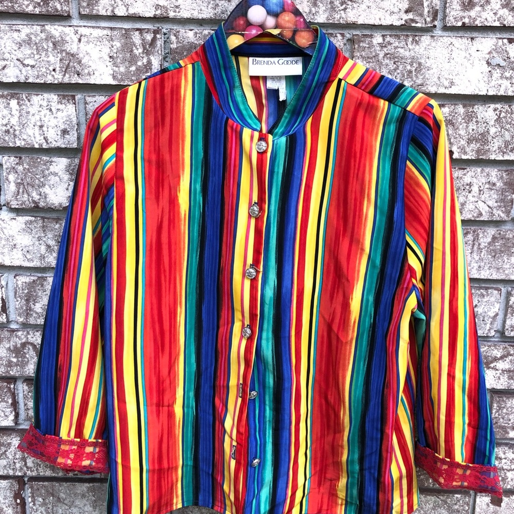 Colorful blouse - Picture 2 of 2